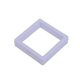 thumbnail image 1 of 9 Portable Hand Jewelry Badge Storage Box PE Film Suspended Jewelry Box Dust-proof and Oxidation-proof Earrings Earrings Storage 7*7cm (White), 1 of 5