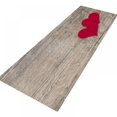 thumbnail image 2 of Runner Rugs with Rubber Backing Non Slip Absorbent Resist Dirt Entrance Rug Soft Area Rug Thickened Flannel Area Rug Nursery Rug Bedroom Living Room Home Kitchen Hallway Laundry Carpet, 2 of 6