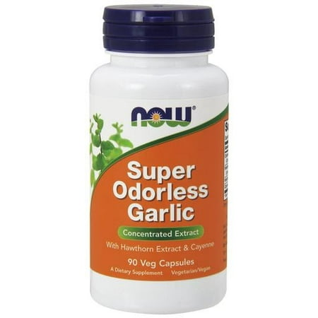 - Super Odorless Garlic Now Foods 90 Caps