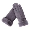 thumbnail image 2 of Guantes Mujer Afelpados Termicos Touch Frio Gamusa Elegantes, 2 of 4