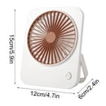 thumbnail image 3 of weibbin News Battery Version Desktop Mini Fan No 5 Battery Powered Small Electric Fan With Printed Pattern Gift, 3 of 7