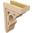 thumbnail image 5 of 7"W x 14"D x 21"H Classic Sheridan Rough Cedar Woodgrain TimberThane Corbel, Primed Tan, 5 of 6