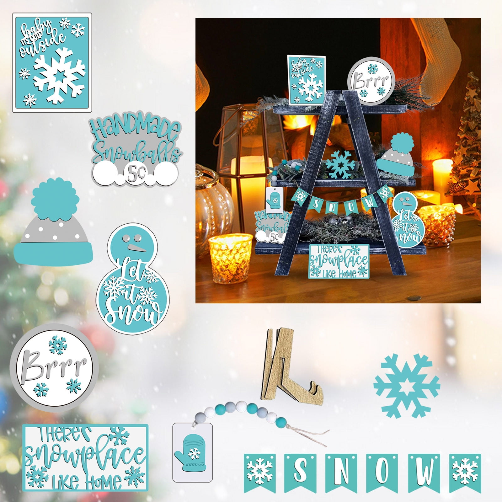 Clearance Christmas Decorations , 2023 New Christmas American Simple