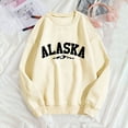 thumbnail image 5 of Women’S Sweatshirt Sweat Shirts Women Long Sleeve Women’S Pullover Beige Big and Tall Crewneck Sweatshirt Fall Sweatshirts for Women 2025 Preppy Teen Clothes, 5 of 5