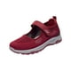 thumbnail image 3 of Zapatillas de deporte de malla para mujer, calzado deportivo, zapatillas planas, zapatillas ligeras para caminar, zapatillas transpirables para 36 rojo Sunnimix Zapatillas de deporte de malla, 3 of 8