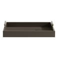 thumbnail image 3 of Kate and Laurel Lipton Decorative Modern Rectangular Tray, 16.5 x 12.25, Brown and Silver, Chic Serving Tray for Storage, Organization, and Display, 3 of 8