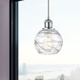 thumbnail image 2 of Innovations Lighting  Ballston Athens Deco Swirl - 1 Light 6" Cord Hung Mini Pendant Polished Chrome, 2 of 2