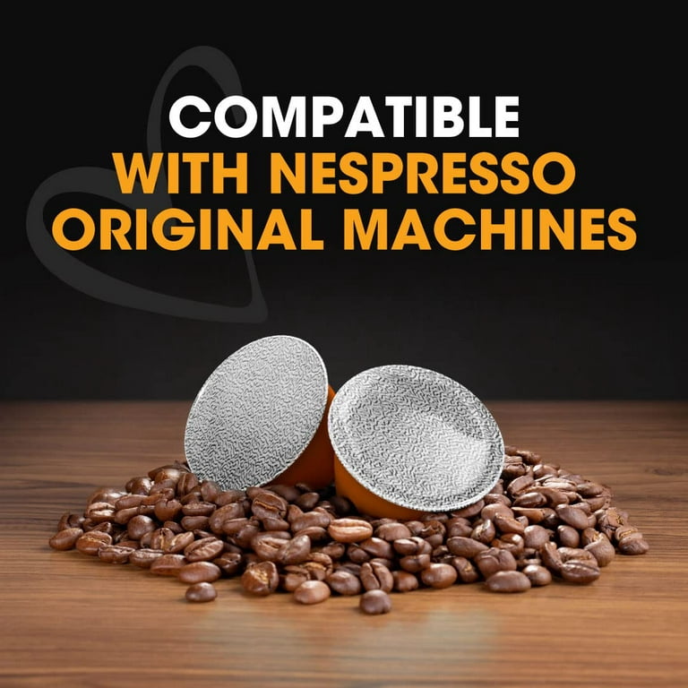 Italian Coffee Lungo Espresso Roast Coffee Pods, 100 Ct (10 Boxes Of 10) 