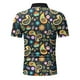 thumbnail image 5 of Pack Playeras Hombre Moda Hombre Primavera Verano Casual Manga Corta Cuello Vuelto Camisetas Estampadas Blusa Superior, 5 of 5