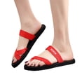 thumbnail image 3 of asdoklhq Women's Slippers,Summer Women Sandals Non-Slip Flip Flops Sandals Flat Beach Slippers Shoes, 3 of 7