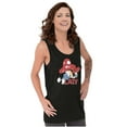 thumbnail image 3 of The Smurfs Cartoon Lazy Mushroom Nap Tank Top T Shirts Men Women Brisco Brands S, 3 of 6