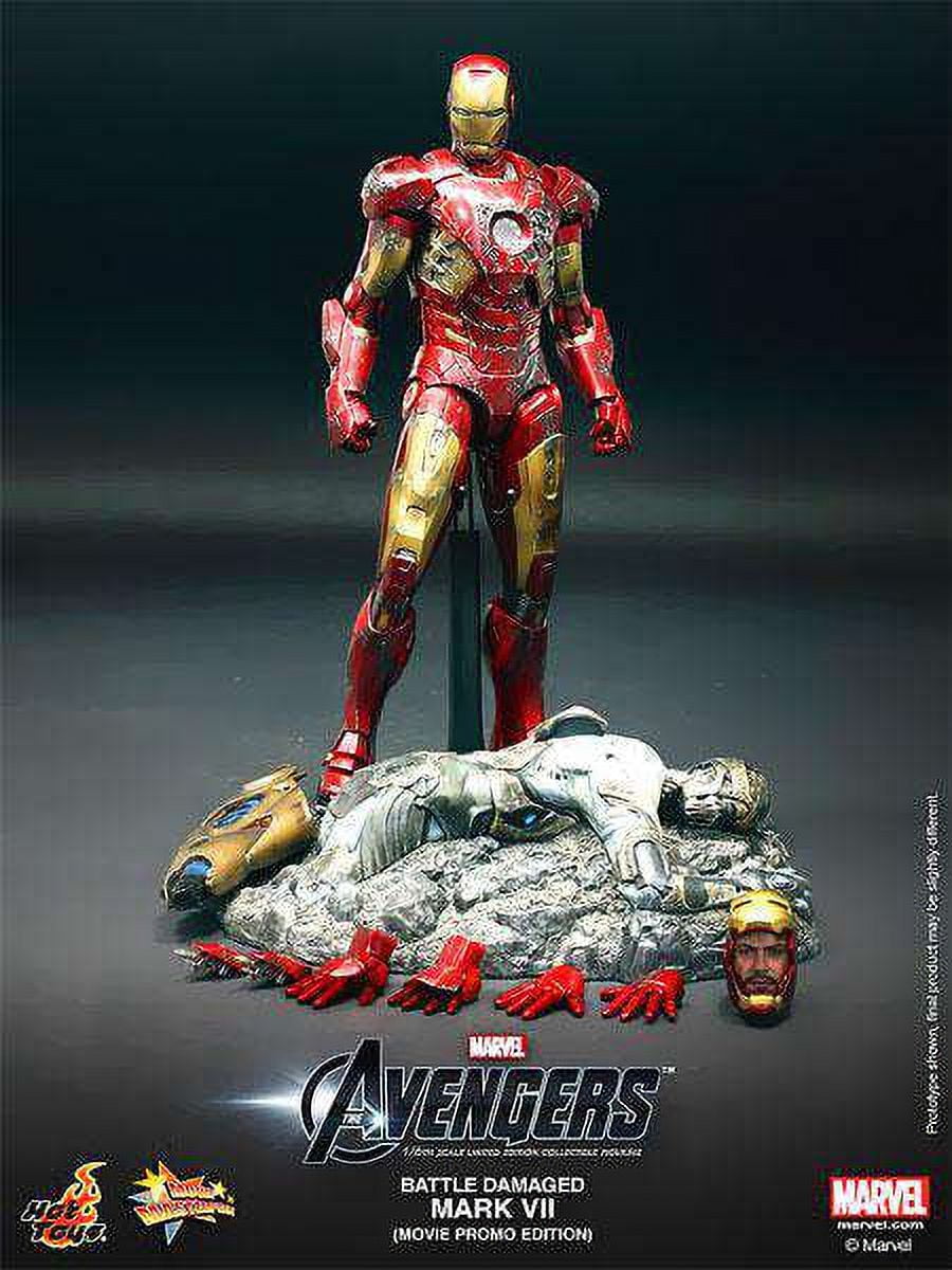Marvel Avengers Battle Damaged Iron Man Mark VII Collectible Figure