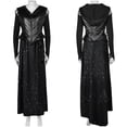 thumbnail image 3 of Disfraz de Bellatrix Lestrange para mujer adulta, disfraz de fantasía, vestido negro, chaleco, ropa para fiesta de carnaval y Halloween, 3 of 5
