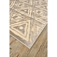 thumbnail image 3 of Feizy Saphir Zam Modern Geometric, Tan/Brown/Taupe, 2' 6" x 8' Runner, Sheen, Area Rug for Living Room and Bedroom, 3 of 5