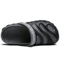 thumbnail image 3 of Men's Garden Clogs Slip-On Sandals Breathable Beach Water Shoes Lightweight Sport Sandal Waterproof Flip Flop Kitchen Hospitcal Beach Yard Pool Shower Slides Summer Mules Walking Slippers Grey 43, 3 of 7