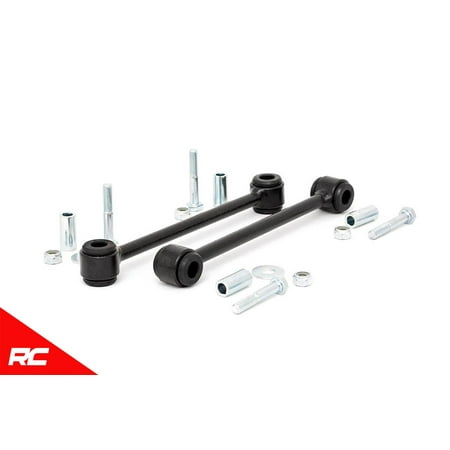 Rear Lift Bars Rough Country Rear Sway Bar Links compatible w/ 1997-2006 Jeep Wrangler TJ w/ 4-6