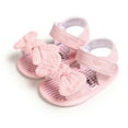 thumbnail image 1 of Faithtur Infant Girls Cute Flat Shoes, Anti-Slip Protective Patchwork Sandals, 1 of 8