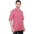 thumbnail image 2 of WARRIOR POINT men's chef coat half sleeve PolyCotton slim fit chef coat size-(S-6XL), 2 of 7