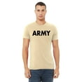 thumbnail image 2 of US Natural Gear Army Training PT Men's T-shirt Halloween Costume Accessory Gym Workout | L, Natural, 2 of 5