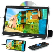 Naviskauto 10" Portable Car DVD Player with Headrest Bracket, Support 1080P/MP4 Video Player