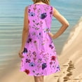 thumbnail image 6 of SnZhen Plus Size Dresses for Curvy Women Women's Round Neck Sleeveless Gradient Tie Dyed Beach Dress, 6 of 9