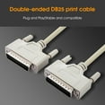thumbnail image 2 of Lomubue Printer Cable Professional High Speed 1.5m 3m 5m 25-Pin Parallel Port DB25 Male to Male Printer LPT Extension Cable for Scanner, 2 of 10