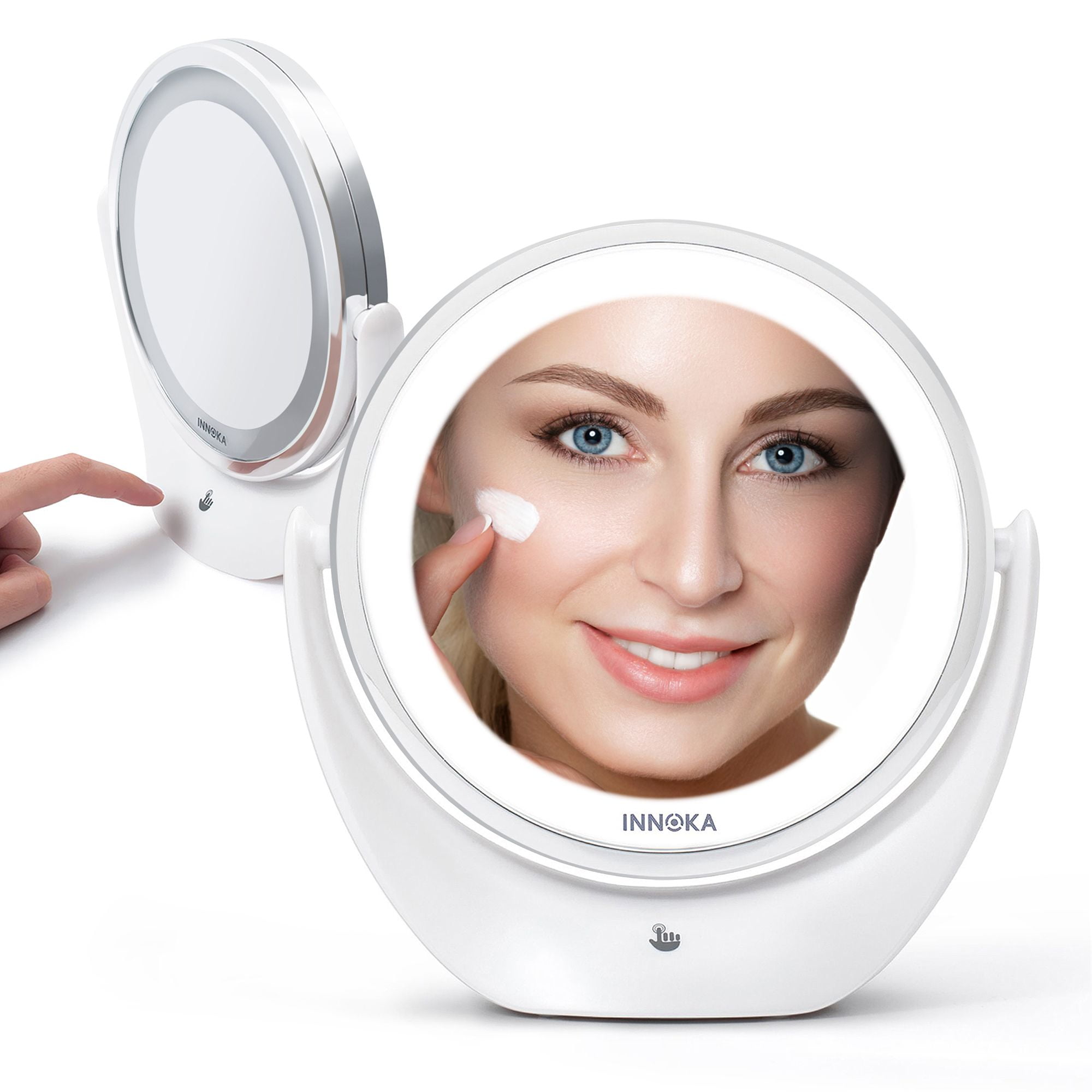 led magnifying mirror