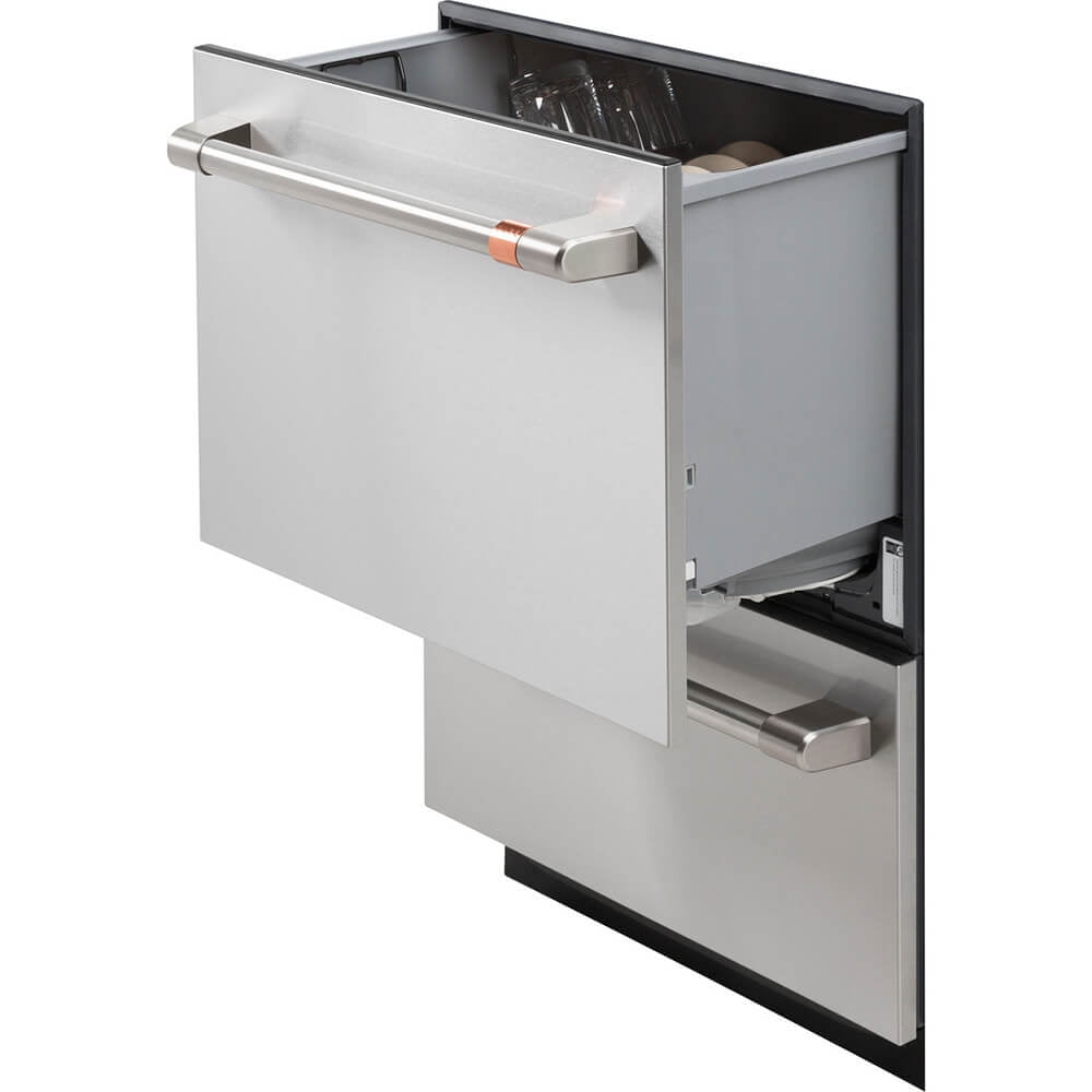 Cafe Cdd420p 24" Wide Double Drawer Dishwasher - Stainless Steel / Brushed Stainless