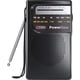 thumbnail image 2 of | de radio portátil PowerBear AM / FM, 2AA funciona con batería con recepción de largo alcance para uso en interiores, exteriores y de emergencia | Radio con altavoz y conector para auriculares (negro, 2 of 2
