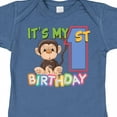 thumbnail image 4 of Inktastic Monkey First Birthday Boys or Girls Baby Bodysuit, 4 of 5