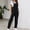 Black2, variant on Summer Jumpsuits For Women Casual Sleeveless Wide Leg Pants One Piece Jumpsuits Floral Baggy Overalls with Pocket Going Out Vacation Summer Rompers For Women 2026 S