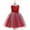 Red, variant on Herrnalise Toddler Girls Color Net Yarn Bowknot Birthday Party Flowers Gown Kids Dresses summer sale !