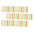 thumbnail image 4 of OUNONA 80 Pcs Rouleaux de Cheveux en Plastique Sans Chaleur Requise pour Femmes Usage Domestique, 4 of 8