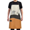 thumbnail image 4 of Yayeee Chief Kitchen Apron with Pockets for Cooking Water Resistant Unisex Adjustable Neck Strap, Sleeping Black Cat, 4 of 7