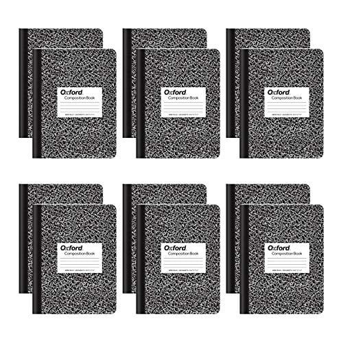 TOPS 63795 Black/White Wide Ruled Classic Composition Notebook 10-1/2 x 8 in.