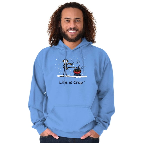 Chilly BBQ Grilling Windy Winter Hoodie Hooded Sweatshirt Men Brisco Brands S