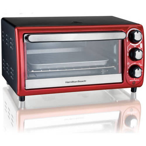 red toaster oven qvc