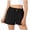 Black, variant on Auroural Girls Shorts Size 12-14 Middle School Children's Solid Color Girl Casual Lazy Style A-Line Wide Leg Flower Elastic High Waisted Shorts