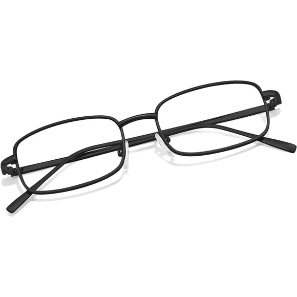 Fashion Clear Glasses Non Prescription Fake Glasses for Women Blue Light Blocking Rectangle Metal Eyeglasses Frame TB8733-V2