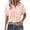 RD1, variant on CAIXIA Women's Casual V-Neck Short Sleeve Button Down Shirt Loose Fit Summer Top with Pocket for Everyday Wear Womens Blouse,Yellow