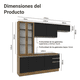 thumbnail image 3 of Cocina Integral Completa Modular Madesa Glamy 270cm MN 16, 3 of 5
