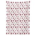 thumbnail image 3 of Ambesonne Ladybugs Tablecloth Rectangular Table Cover, Dotted Winged Animals, 60"x90", White Black, 3 of 4