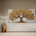 thumbnail image 7 of Canvas Wall Art for Living Room - Large Yellow Tree of Life Canvas Prints, Modern Abstract Nature Painting for Kitchen Bedroom Office Wall Decor, 7 of 7
