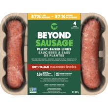 Beyond Meat Plant Based Hot Italian Sausage 4CT, 400g, 400g