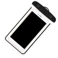 thumbnail image 3 of Inteprter Funda impermeable Universal para teléfono móvil, bolsa a prueba de agua para 12 11 Pro Max 8 Plus nuevo Teléfono y Comunicación Negro, 3 of 3
