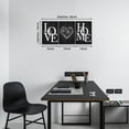 thumbnail image 3 of Home Love Wall Decor- Home Love Poster- Black and White Canvas Painting for Living Room Nordic Decoration Home Art, 3 of 6
