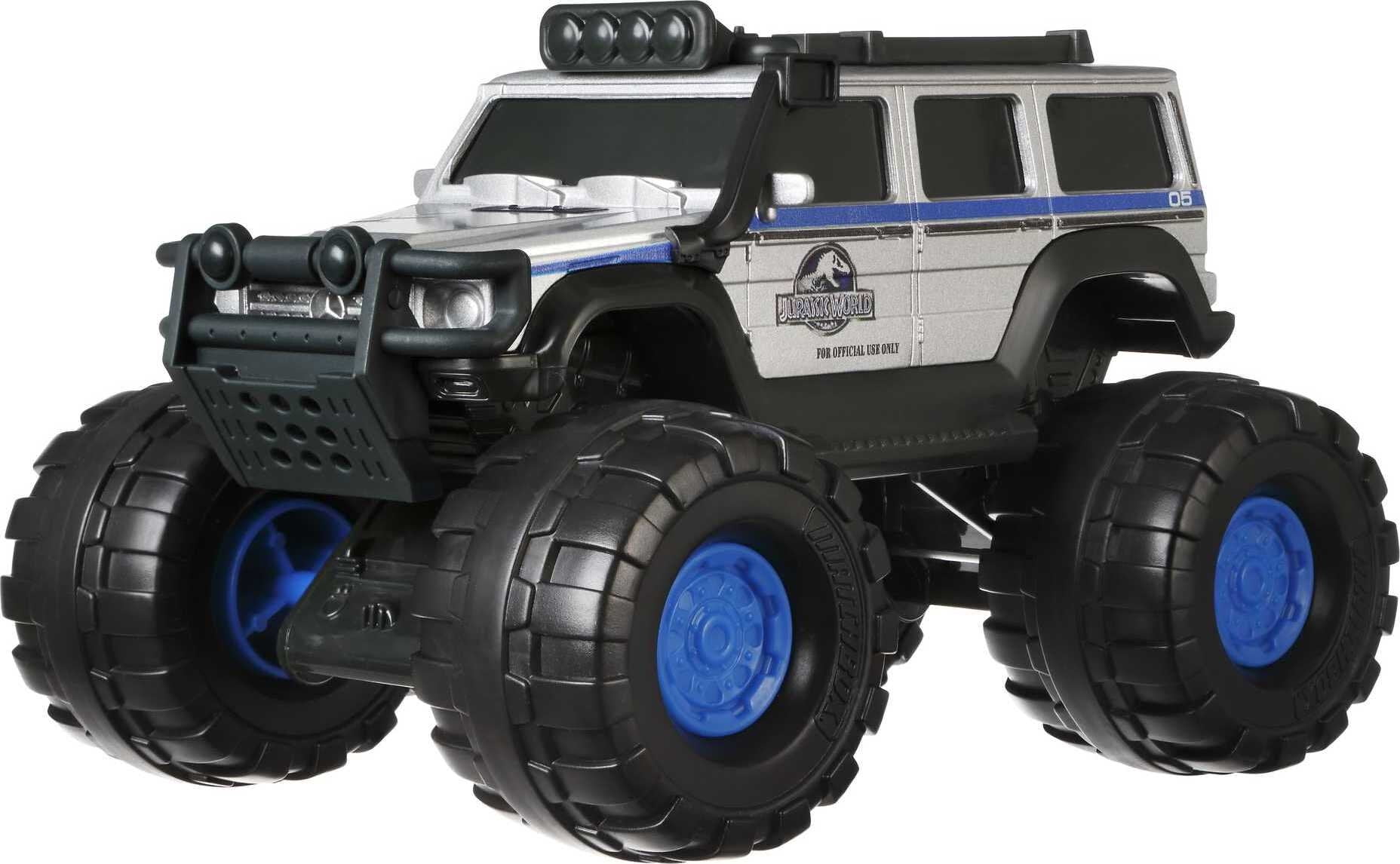 Matchbox Jurassic World 1:24-Scale Trucks with Large Wheels