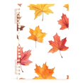 thumbnail image 7 of FORMRS 1-Subject Spiral Notebook 8" x 5" College Ruled 60 Refillable Sheet A5 Hard Cover, White Autumn Leaves, 7 of 7