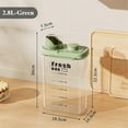 thumbnail image 1 of Airtight Food Storage Container Set - Moisture-Proof Kitchen Organizer with Measuring Cup, Fresh-Keeping Sealed Jars B, 1 of 4