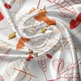 thumbnail image 5 of Ambesonne Autumn Valance Pack of 2, Season Forest Flora Design, 42"X18", Vermilion Mustard and White, 5 of 5